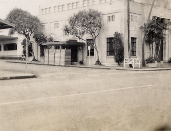 First Hawaiian Bank, Hilo Building used as air raid shelter